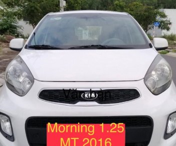Kia Morning   EX   2016 - Cần bán lại xe Kia Morning EX đời 2016, màu trắng còn mới