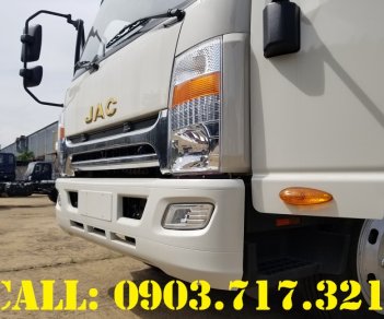 2021 - Bán xe tải Jac N800 mui bạt động cơ Cummins thùng dài 7m6
