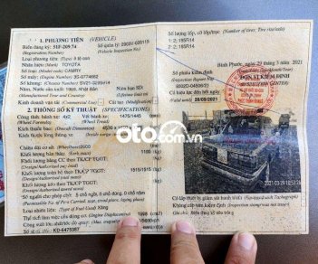 Toyota Camry 1989 - Bán Toyota Camry sản xuất 1989, nhập khẩu nguyên chiếc