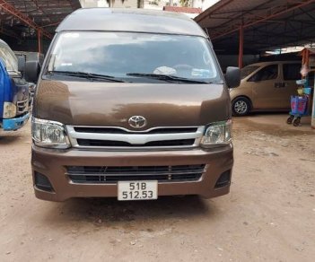 Toyota Hiace   2013 - Bán xe Toyota Hiace 3.0MT sản xuất 2013, màu nâu, nhập khẩu