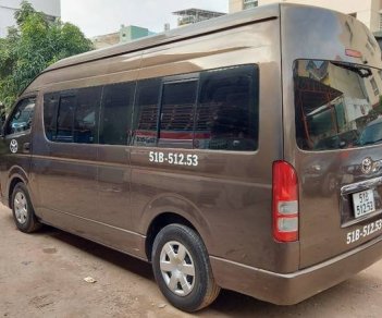 Toyota Hiace   2013 - Bán xe Toyota Hiace 3.0MT sản xuất 2013, màu nâu, nhập khẩu