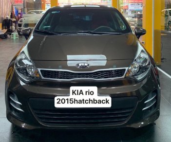 Kia Rio AT 2015 - Bán xe Kia Rio AT năm sản xuất 2015, màu nâu, nhập khẩu nguyên chiếc