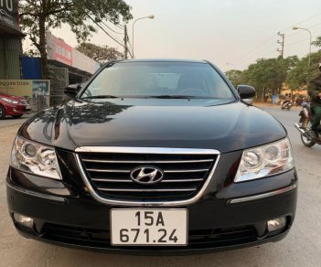 Hyundai Sonata AT 2009 - Cần bán gấp Hyundai Sonata AT sản xuất 2009, màu đen