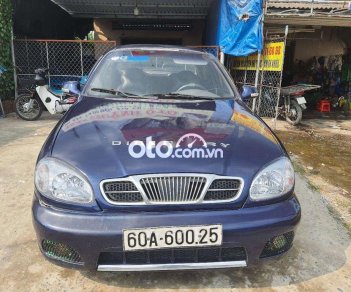 Daewoo Lanos 2001 - Cần bán lại xe Daewoo Lanos MT sản xuất 2001, màu xanh lam