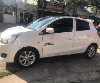 Mitsubishi Mirage 2014 - Cần bán Mitsubishi Mirage sản xuất năm 2014, màu trắng số sàn