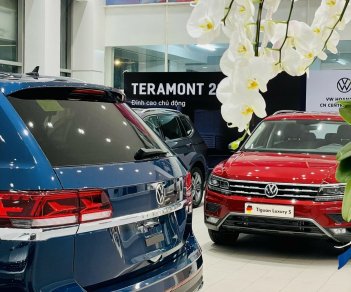 Volkswagen Volkswagen khác 2021 - Volkswagen Teramont nhập Mỹ màu xanh Tourmaline giao ngay