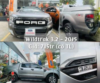 Ford Ranger 2015 - Cần bán Ford Ranger Wildtrak 3.2L 4x4AT năm sản xuất 2015, màu bạc