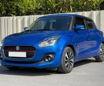 Suzuki Swift 2019 - Bán Suzuki Swift GLX 1.2 CVT năm sản xuất 2019, màu xanh lam, nói không với xe đâm đụng ngập nước