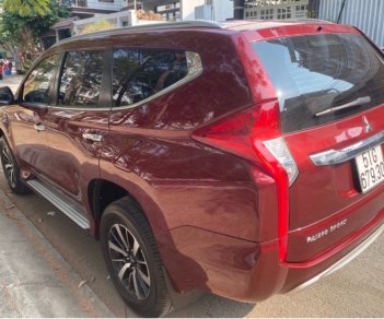 Mitsubishi Pajero   Sport 2.4D  AT   2018 - Cần bán xe Mitsubishi Pajero Sport 2.4D AT sản xuất năm 2018, màu đỏ, xe nhập  