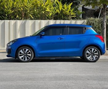 Suzuki Swift 2019 - Bán Suzuki Swift GLX 1.2 CVT năm sản xuất 2019, màu xanh lam, nói không với xe đâm đụng ngập nước