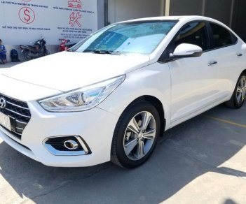 Hyundai Accent   1.4L AT   2019 - Cần bán Hyundai Accent 1.4L AT năm 2019, màu trắng  