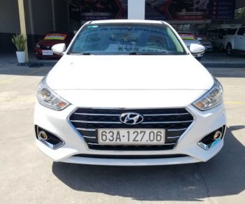 Hyundai Accent   1.4L AT   2019 - Cần bán Hyundai Accent 1.4L AT năm 2019, màu trắng  