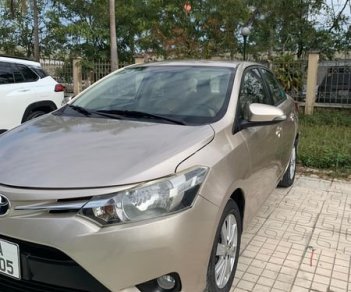 Toyota Vios 2017 - Bán Toyota Vios năm 2017, màu nâu, xe cam kết không đâm va 100% máy số zin