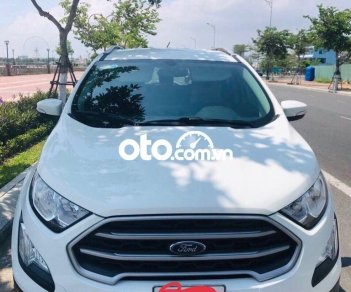 Ford EcoSport AT 2018 - Bán xe Ford EcoSport AT năm 2018, màu trắng xe gia đình