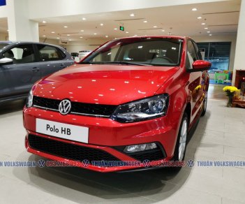 Volkswagen Polo 2021 - [Volkswagen Buôn Ma Thuột ] xe Đức nhập 100% Polo Hatchback màu đỏ Sunset phù hợp gia đình nhỏ, các chị em phụ nữ