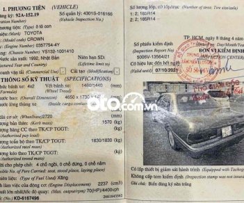 Toyota Crown 1992 - Bán Toyota Crown 3.0 năm sản xuất 1992, nhập khẩu