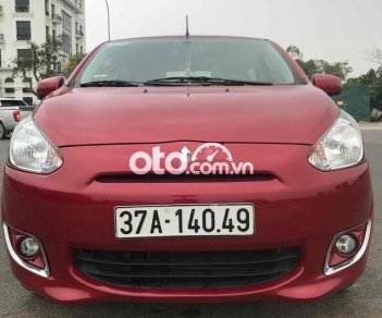 Mitsubishi Mirage 2014 - Cần bán lại xe Mitsubishi Mirage 1.2 CVT sản xuất 2014, màu đỏ, nhập khẩu nguyên chiếc số tự động