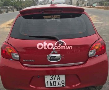 Mitsubishi Mirage 2014 - Cần bán lại xe Mitsubishi Mirage 1.2 CVT sản xuất 2014, màu đỏ, nhập khẩu nguyên chiếc số tự động