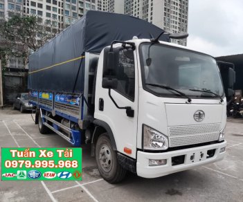 Xe tải Faw 8 tấn thùng mui bạt 6m2 model mới nhất, máy Weichai 140PS