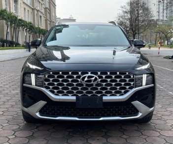 Hyundai Santa Fe 2021 - Bán Hyundai Santa Fe 2.2D Htrac Premium năm sản xuất 2021, màu đen