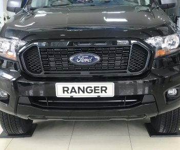 Ford Ranger 2022 - Sẵn xe màu đen, giao ngay, giá tốt kèm phụ kiện, LH đặt sớm - Trả trước 180 triệu nhận xe, hỗ trợ thủ tục lăn bánh