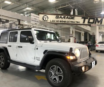 Jeep Wrangler 2020 - Xe lướt, đk 2021 Tp. HCM giá em 3 tỷ 339tr còn bảo hành hãng, odo 6800 km