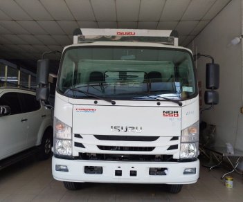 Isuzu 2022 - Isuzu 5.500kg, thùng kín 6.2m - Khuyến mại máy lạnh, 9 phiếu bảo, radio MP3