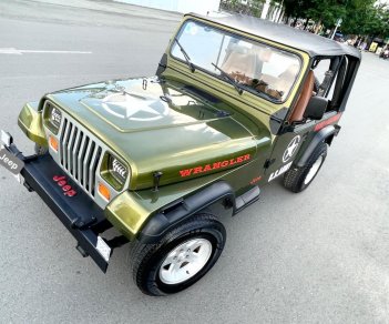 Jeep Wrangler 1996 - Nhập Mỹ, số sàn 2 cầu hàng hiếm. Xe giấy tờ zin, có máy lạnh, bao không hao xăng, chạy 100km/10 lít