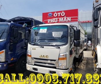 2022 - Xe tải Jac N350S thùng mui bạt động cơ Cummins bảo hành 5 năm 