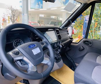 Ford Transit 2022 - Sẵn xe, giao tháng 1, giá siêu tốt, tặng cửa điện. Hỗ trợ làm biển HN, biển vàng, tem HĐ, làm cải tạo van 3,6 chỗ