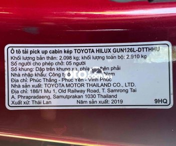 Toyota Hilux 2019 - Cần thanh lý xe màu đỏ