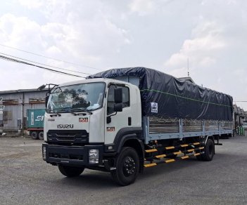 Isuzu FVR900 2022 - Xe 7T5 thùng bạt 9m5 mở 9 bửng, giao ngay, giá tốt nhất, hỗ trợ trả góp