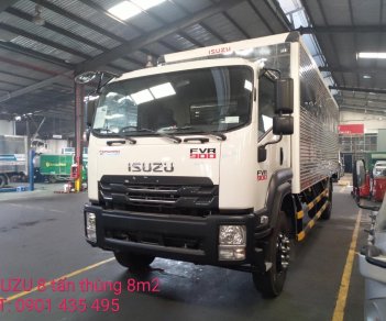 Isuzu FVR900 2023 - Isuzu 7.6 tấn, thùng kín inox 8.2m, giao ngay, giá tốt nhất, hỗ trợ trả góp. KM tiền 30tr