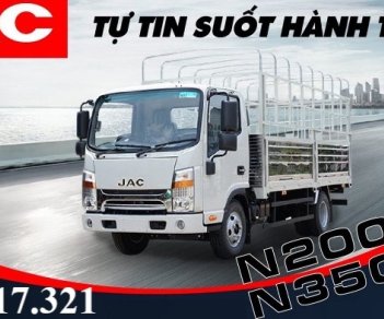 Xe tải 1,5 tấn - dưới 2,5 tấn 2022 - Xe tải Jac 1t99 mui bạt,  xe tải Jac N200S/TB1 giao xe ngay