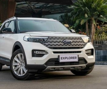 Ford Explorer 2022 - Sẵn màu trắng, giá ưu đãi lấy ngay cực hợp lý, ưu tiên trả thẳng. Hỗ trợ lăn bánh từ a-z