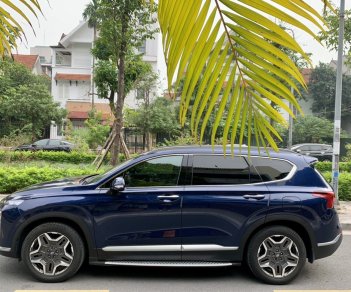 Hyundai Santa Fe 2021 - Màu xanh cavansite cực chất, biển Hà Nội