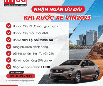 Honda City 2023 - Xe mới bùng nổ ưu đãi lăn bánh chưa đến 610tr