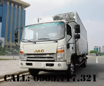 JAC N650 Plus 2023 - Bán xe tải Jac N650 Plus tải 6T4 thùng kín 6m2 động cơ Cummis bảo hành 5 năm