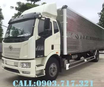 Xe tải 5 tấn - dưới 10 tấn 2024 - Bán xe tải Faw 7T45 thùng kín 9m7 nhập khẩu 2024